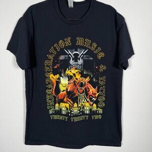 Inkcarceration 2022 Tour Shirt Men L Korn Disturbed Band Graphic Concert Tee